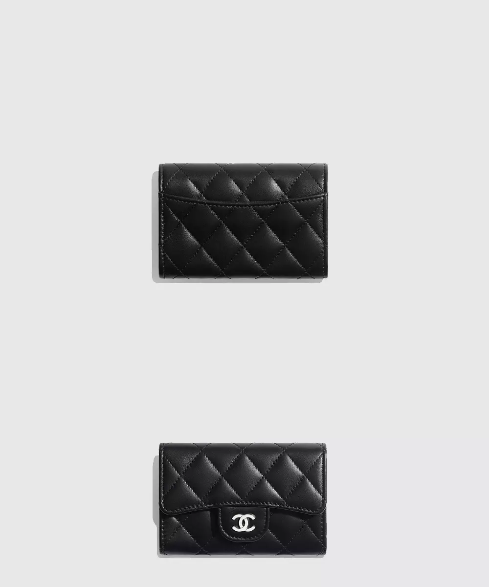 [CHANEL] Classic Flap Card Holder AP0214