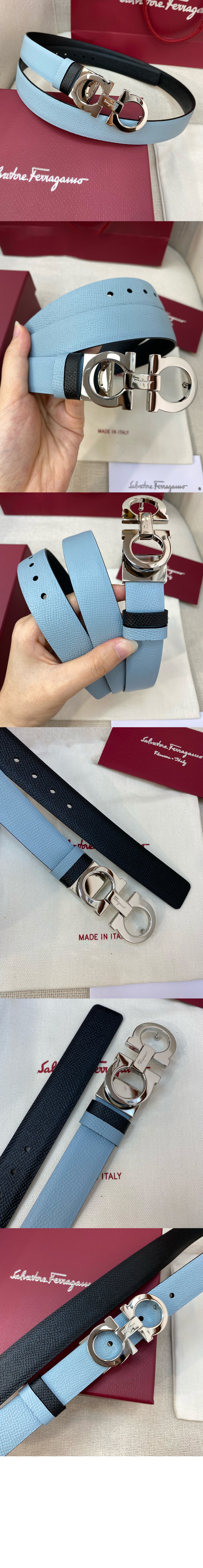 미러급레플리카사이트 | 명품레플리카 전문 쇼핑몰  | 하이퀄 - 길이 조절이 가능한 리버서블 간치니 벨트 23A565 > 페레가모
