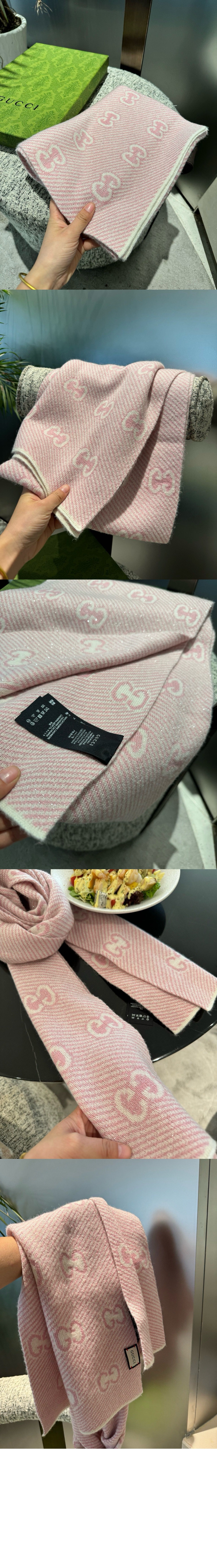 미러급레플리카사이트 | 명품레플리카 전문 쇼핑몰  | 하이퀄 - GG 자카드 패턴 니트  스카프 677795 > 구찌