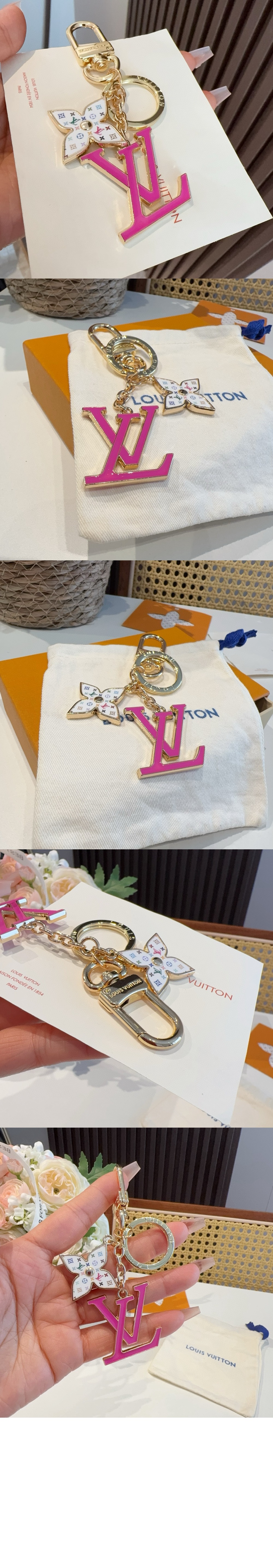 미러급레플리카사이트 | 명품레플리카 전문 쇼핑몰  | 하이퀄 - LV x TM LV 아이코닉 모노그램 멀티컬러 키 홀더 M02466 > 루이비통