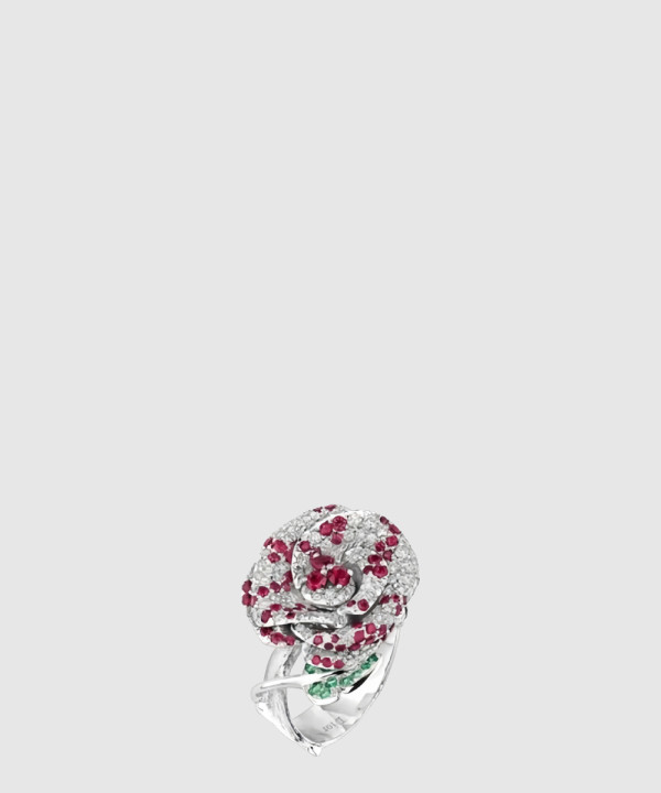 Rose Dior Bagatelle 꽃 모양 반지 JBAG9